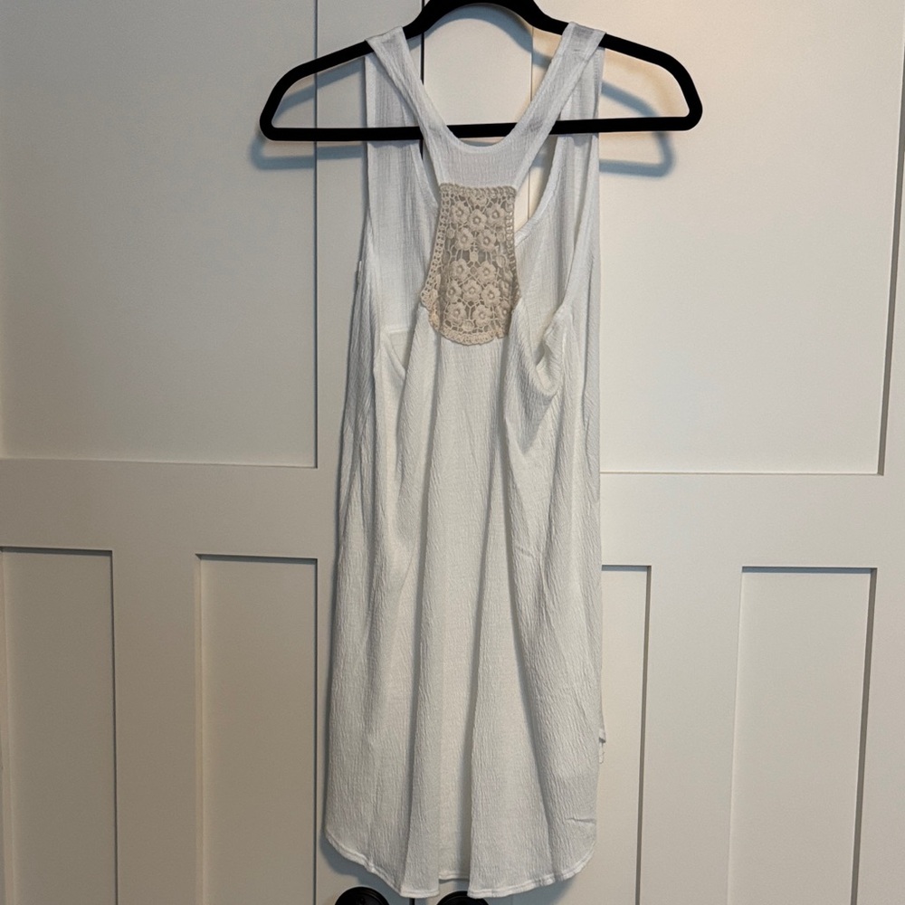 Lucky Brand Swimwear White Cover Up - Picture 2 of 5